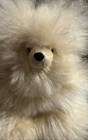 Genuine Alpaca Fur Teddy 9    Bear Plush Handmade Peru Cream Fluffy Soft Toy