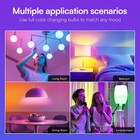 A19 Led Rgb Smart Light Bulb 9w Wifi Bluetooth E26 Alexa   Google Home E26 800lm