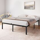 Upgraded 14-inch Twin Full Queen Size Platform Bed Frame Heavy Duty Sturdy Metal