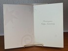 Vintage Avanti Greeting Card    happy Anniversary  Red Rose