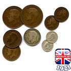 Collection Of British 1921 George V Coins  105 Years Old 