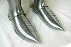 Medieval Leg Armor Steel Warrior Larp Greaves Knight Armor Sabatons Cosplay Sca