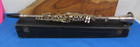 Vintage Pedler Hoosier Silver Plate Clarinet 1930 s W case   Ships Free 