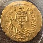 Byzantine Empire - Phocas  r  602-610 Ad  Gold Solidus  Angel Coin