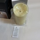 Luminara 6 75     White Scented Vanilla Flameless Real Flame Effect Pillar Candle