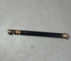 Antique Jules King Optical Ebony Wood   Gold Opera Glasses Handle Grip 1882-89
