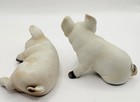 2 Vintage Porcelain Bisque Pig Figurines Artmark Taiwan