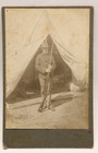 Antique Spanish-american War Era Cabinet Card Young Man With Rifle Michigan