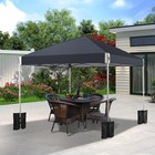 10 x10  Commercial Pop Up Canopy Heavy Duty Party Tent Folding Waterproof Gazebo