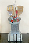 Lost In Space B-9 Robot Vase   Planter   Bar-b-que Utensil Holder Vintage 1999