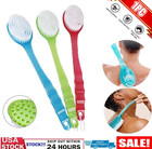 Long Handle Exfoliating Soft Bath Body Back Shower Brush Massage Skin Scrubber