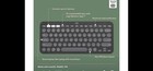 Logitech Pebble Keys 2 K380s Multi-device Bluetooth Wireless Keyboard Gray