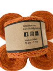 Alpaca Wool Skeins 100  Baby Alpaca Yarn Sport Weight Lot-5 Skein Pumpkin 2hi001