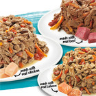 Purina Beneful Chicken  Beef  salmon Recipes Small Dogs Wet Dog Food - 3oz 12ct