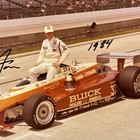 Vintage Scott Brayton Signed Photo 1984 Cart  37 At Indianapolis Buick