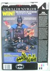 Ralston Batman Returns Flat Cereal Box 1992 W  Catwoman Glow Dark Static Cling