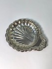 Vintage Silver Seashell Jewelry Dish International Trinket Plate Coastal Usa