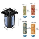 4-in-1 Coin Counter Sorter Tube Accurate Count For Pennies Nickels Dimes Quarter