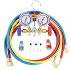  3 Way Ac Manifold Gauge Set  Hvac Diagnostic Freon Charging Tool For Auto 