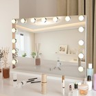 Hollywood Vanity Makeup Mirror W  Dimmable Lights 15 Led Bulbs Usb Charging Port