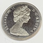   C8876    Canada  Silver   Dollar   Coin     1965  Unc 