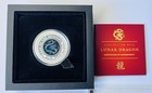 2024 Australian Opal Lunar Series Year Of The Dragon 1oz Silver Proof Coin   