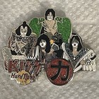 Hard Rock Cafe Yokohama Kiss Band Pin     Limited Edition Collectible Japan
