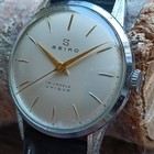 Seiko Authentic Vintage Manual Wind Wristwatch S Mark 14059 33mm Japan 15jewel