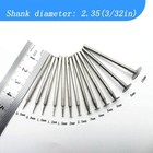 Luo Ke 13 Pcs 0 5mm - 10mm T Shape Diamond Burr - 3 32 Inch 13pc Wheel