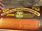 Pyrex Bake-a-round Glass Bread Baking Mold Tube W  Metal Rack   Instructions Usa