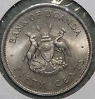 Bank Of Uganda Africa 1966   509 Cents   Bu   East Africa Crowned Crane