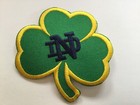 Notre Dame   Fightin  Irish  Vintage Embroidered Iron On Patch 3    X 2 75   