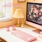 Der Rose 2 Packs Fake Plants Small Succulents Plants Artificial For Pink Room Ba