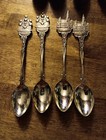 Lot Of 17 Vintage Random Silver Plated Sovenir Spoons