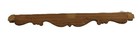 Large Antique Reclaimed Carved Wood Pediment Over Door Salvaged Architectural 