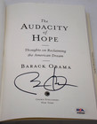 President Barack Obama Signed Audacity Of Hope Book Psa dna  Certified Autograph