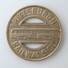 Pittsburgh  Pennsylvania Pa Pittsburgh Railways Co  One Fare Transit Token I234