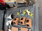  3647 Fort Apache Series 500 Metal Log Cabin 1957 Marx Vintage Playset