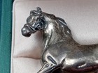 Artist Sterling Silver Horse Pin  Brooch - Good Detail  1 75    18 Grams