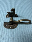 Antique Vintage Ice Box Hardware Latch Cast Brass Left Hand 1 2    Offset