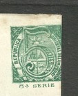 Uruguay  Postal Stationery W ciardi   St8a  W very Displaced Stamp  Unused  Vf