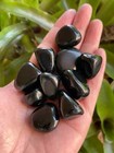Black Obsidian Tumbled Stones  0 75-1 Inch Tumbled Black Obsidian Stone bulk Lot