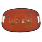 Vintage Myrtle Beach South Carolina Serving Souvenir Tray Orange 17 5  X 11 5 