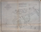1853 Chart U  S  Coast Survey   Shoalwater Bay  Washington   A  D  Bache