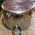 Vintage Revere Ware 16 Qt Stock Pot W lid Stainless Steel Copper Bottom Clinton