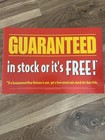Original Blockbuster Video Decoration Sign 