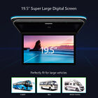 19 5   Thin Car Roof Monitor Overhead Mounted Flip Down 1080p Hdmi usb Speaker