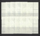 1988 Cocos Islands Flowers Sg 191 02 Muh Set 12 Corner Block Four