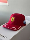 Scuderia Ferrari F1 2025 Charles Leclerc Team Driver Red Hat Dark Red Formula 1