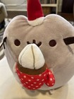 Gund Pusheen Snackable Hot Cocoa Christmas Holiday Stuffed Santa Hat Plush 9 